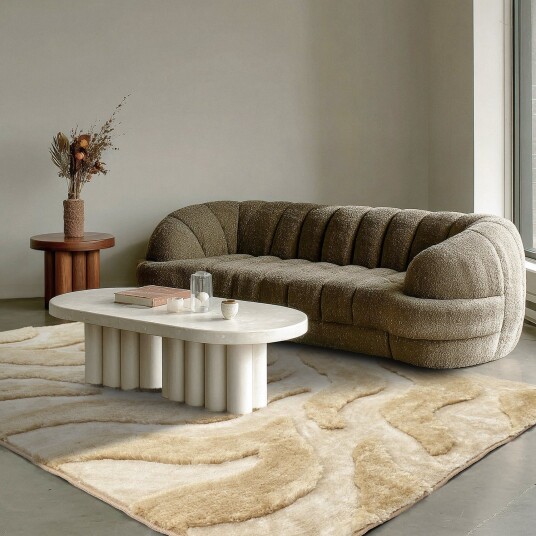 Ryetepper Fergana krem/beige Størrelse: 160 x 230 cm Ryetepper Fergana krem/beige Størrelse: 160 x 230 cm