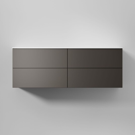 INR Iconic Nordic Rooms Core Solid Servantskap Carbon Grey / 140cm Dobbel