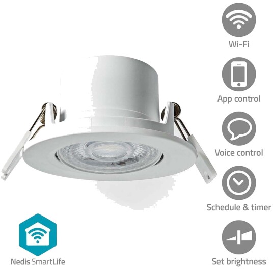 Nedis Smartlife Wi-Fi Smart Ceiling Spotlight Nedis Smartlife Wi-Fi Smart Ceiling Spotlight