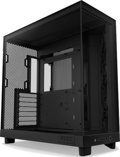NZXT H6 Flow Midi Tower Kabinett med Glassfront - Matte Black
