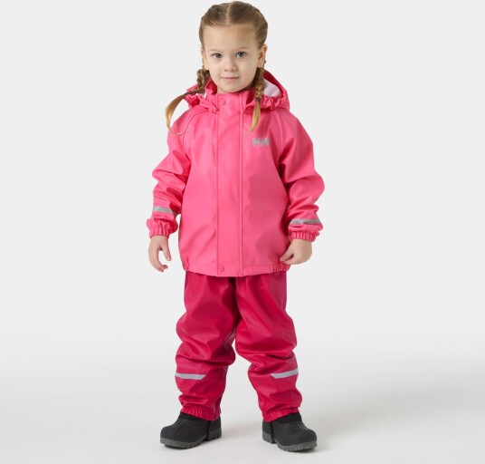 Helly Hansen Barn Bergen 2.0 Pu Regnsett Rosa 128