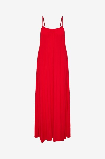 Only Maxikjole onlNiki Strap Maxi Dress Wvn Rød