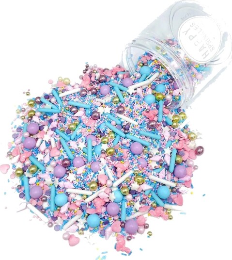 Happy Sprinkles Strøsselmiks Cotton Candy 90g | Slikkepott.No Happy Sprinkles Strøsselmiks Cotton Candy 90g | Slikkepott.No