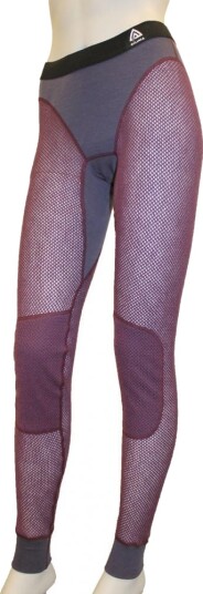 Aclima  W"s WoolNet Longs   56 Blackberry Wine/Periscope M
