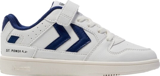 Hummel White/Blue St Power Play Jr Sneakers 30