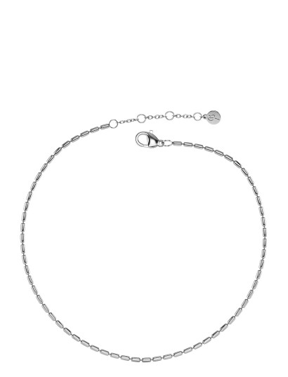 Edblad Seed Bead Anklet Steel   Silver   ONE SIZE