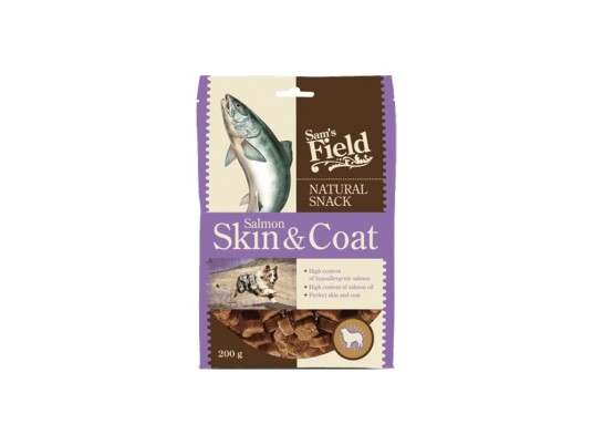 Sam"S Field Natural Snack Salmon Skin & Coat 200G Sam"S Field Natural Snack Salmon Skin & Coat 200G