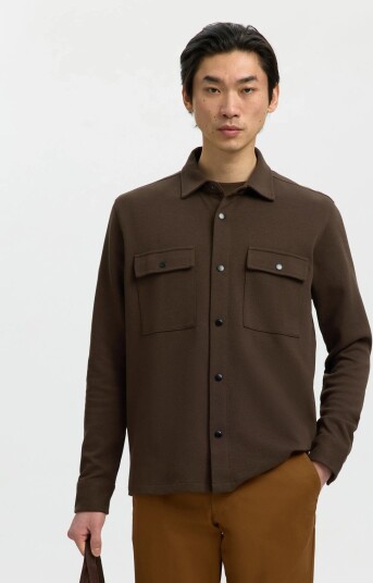 Selected Slmjackie Sweat Jacket Noos Brown XL