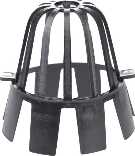 Plastmo løvfanger Ø90mm Svart