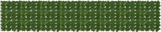 vidaXL Balkong skjerm med blader Grønn 400 x 75 cm Polyetylen og stoff