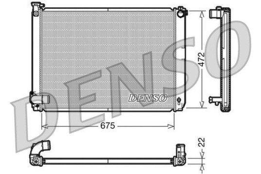 Radiator DENSO DRM51005