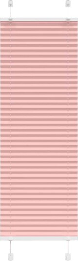 plisségardin Rosa 50x100 cm Stoff Bredde 49,4 Polyester