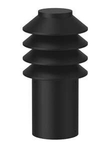 Louis Poulsen Bysted Garden Short LED 2700K m/Base Black Louis Poulsen Bysted Garden Short LED 2700K m/Base Black
