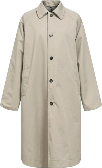 Object Objholly L/S Long Reversible Coat Noos Grey 40