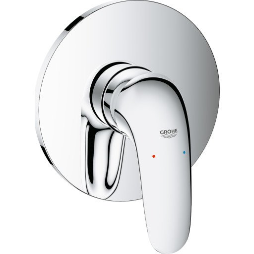 GROHE EUROSTYLE SOLID DUSJBATTERI FOR INNBYGGING KROM