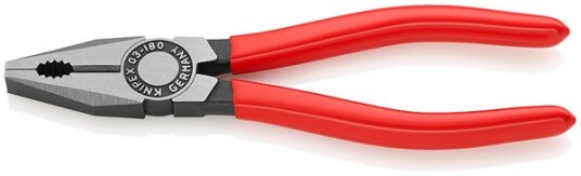 Knipex Kombinasjonstang 180 mm med Gripesoner for Allsidig Bruk