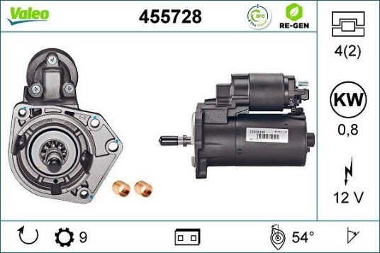 Starter VALEO 455728