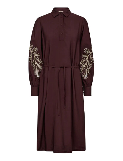 MOS MOSH Mmjiza Jorda Dress Brown L MOS MOSH Mmjiza Jorda Dress Brown L