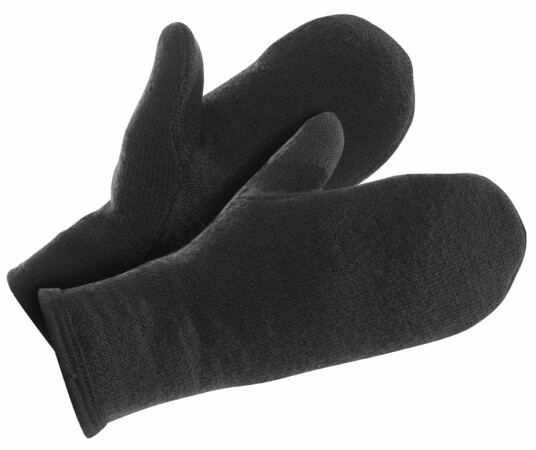 Woolpower Mittens 400 Black L Woolpower Mittens 400 Black L
