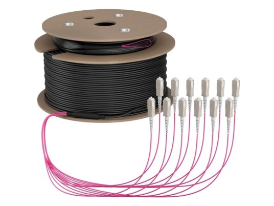 Efb Elektronik Stammekabel U-Dq Zn Bh Om4 12G 1X12 Sc-Sc 170M Dca Lszh - Kabel - 170 M (O8341s170om4)
