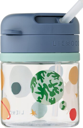 LIEWOOD Universe / Classic Navy Pavia Tritan Sugerør Kopp 280ml