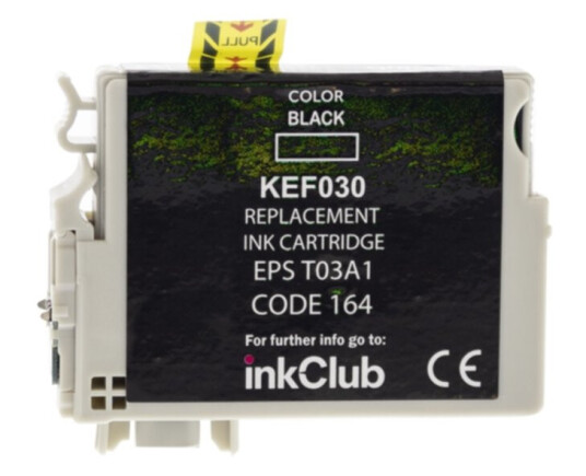 inkClub KEF030 Blekkpatron, erstatter Epson 603XL, svart, 600 sider