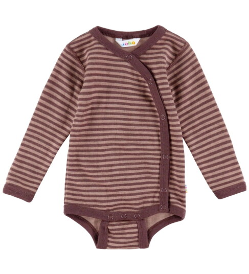 Joha Omslagsbody I/e Ull Rose m. Striper Joha 50 Langermet Body Lilla Rosa Joha Omslagsbody I/e Ull Rose m. Striper Joha 50 Langermet Body Lilla Rosa