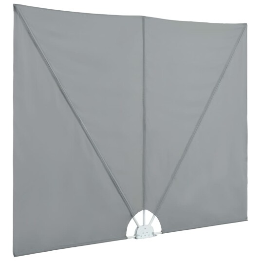 vidaXL Sammenleggbar sidemarkise for terrasse grå 300x150 cm vidaXL Sammenleggbar sidemarkise for terrasse grå 300x150 cm