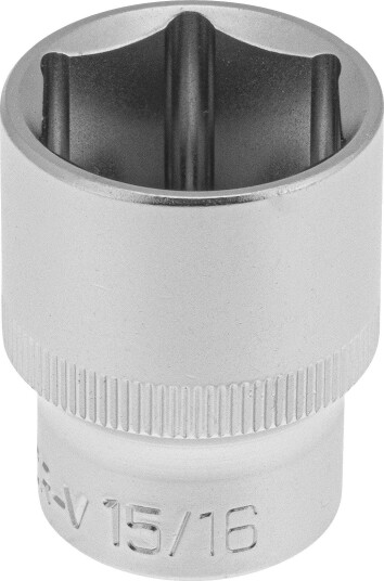 PELA 562453 Pipe Drivstørrelse 1/2", 6-Kant, Kort 15/16"