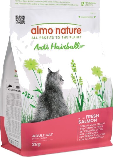 Almo Nature Holistic Tørrfôr Anti Hairball Med Laks 2 kg