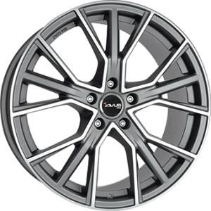 Avus AF18 Dull Anthracite  Polish 9x20 5x112 ET33 B66.4