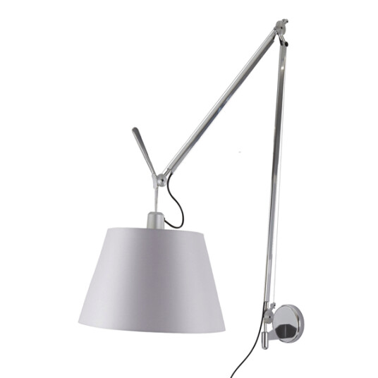 Artemide Tolomeo Mega Vegglampe Sateng 36cm m. Lysdemper