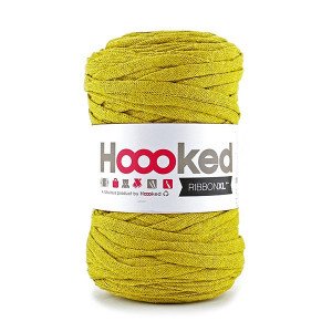 Hoooked Ribbon XL Stoffgarn Unicolor SP5 Oker Hoooked Ribbon XL Stoffgarn Unicolor SP5 Oker