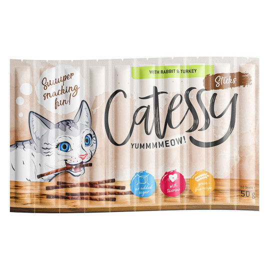 Catessy Sticks 10 X 5 G Med Kanin Og Kalkun