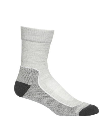 Icebreaker W Hike+ Light Crew Blizzard/hthr Blizzard/Hthr female S