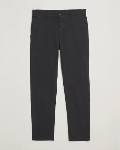 Boss ORANGE Tapered Fit Cotton Chinos Black Boss ORANGE Tapered Fit Cotton Chinos Black