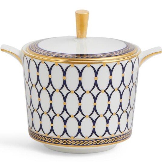 Wedgwood Renaissance Gold sukkerskål m/lokk 20 cl Wedgwood Renaissance Gold sukkerskål m/lokk 20 cl