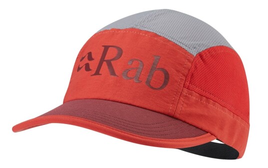 Rab Momentum 5 Panel Cap Firecracker/deep Heather One Size