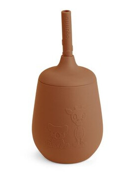 Nuuroo Drikkemugg med sugerør Adita Caramel Café 230 ml