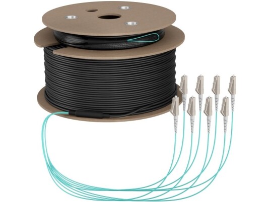 Efb Elektronik Stammekabel U-Dq Zn Bh Om3 8G 1X8 Lc-Lc 180M Dca Lszh - Kabel - 180 M (O8322s180om3)