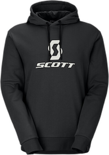 SCOTT Icon LS hoodie sort herre