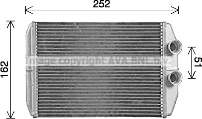 Varmeapparat register PRASCO RT6661