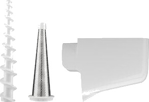 KitchenAid Purépresse til Kjøkkenmaskin Hvit/Stål 5KSMFVSP