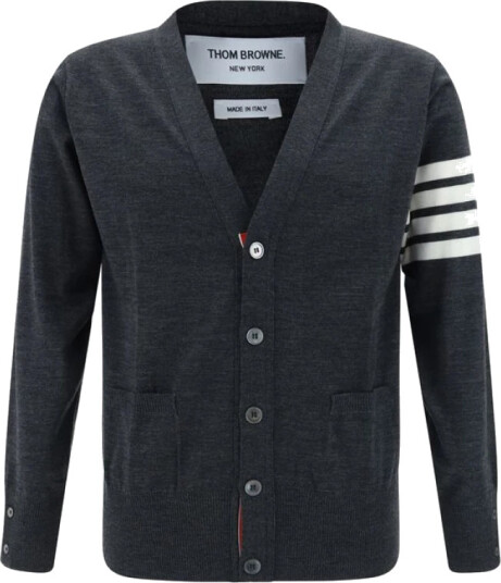 Thom Browne Herre Strikkevarer Grå XL,