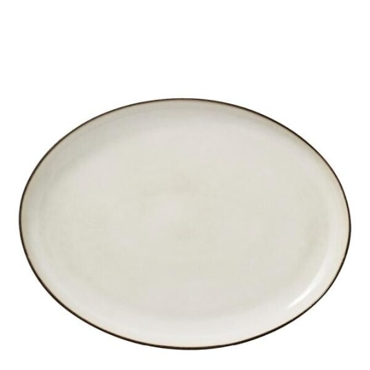 Lene Bjerre Amera serveringsfat 40x30 cm beige Lene Bjerre Amera serveringsfat 40x30 cm beige