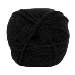 Hjertegarn Merino Cotton 500 Sort Hjertegarn Merino Cotton 500 Sort