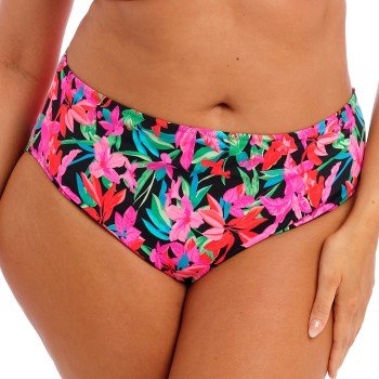 Elomi Savaneta Mid Rise Bikini Brief Svart blomstre XXXL Dame
