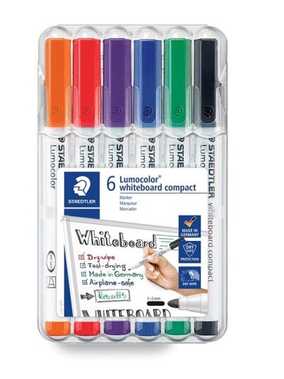 Staedtler Marker Lumocolor Hvit com 6pcs.box