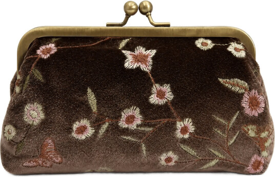 Pipol"s Bazaar Garden Velvet Frame Cosmetic Brown Brown ONE SIZE