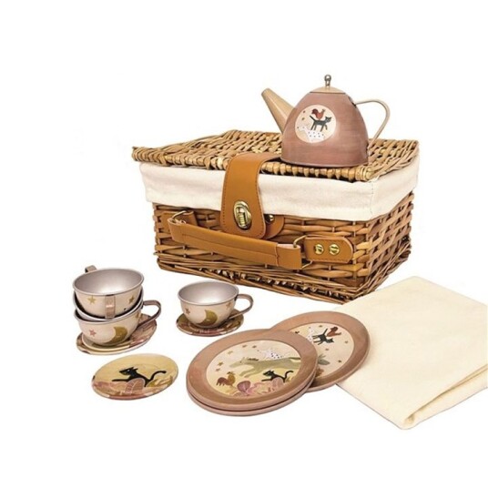 Egmont Toys Tinsett med musikere fra Bremen i en kurv 540057
